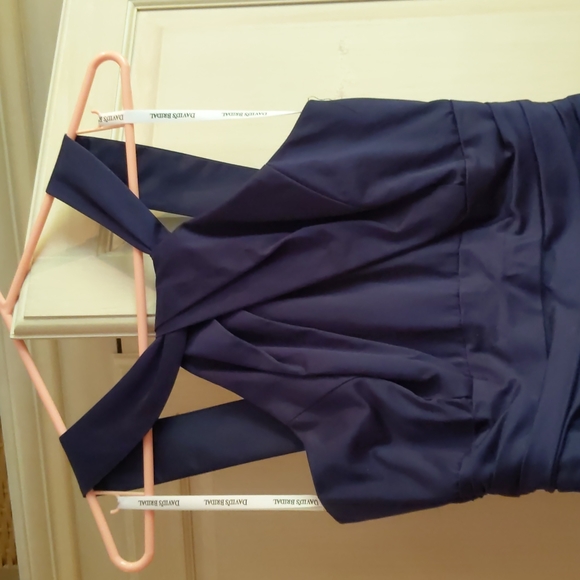 Blue David's Bridal dress size 2 - Picture 2 of 8